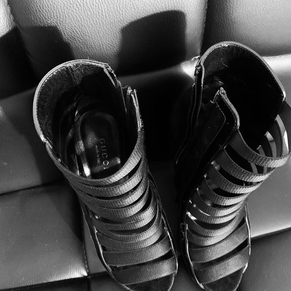 Gucci authentic 35 12CM heel  shoes like brand new - Picture 6 of 6